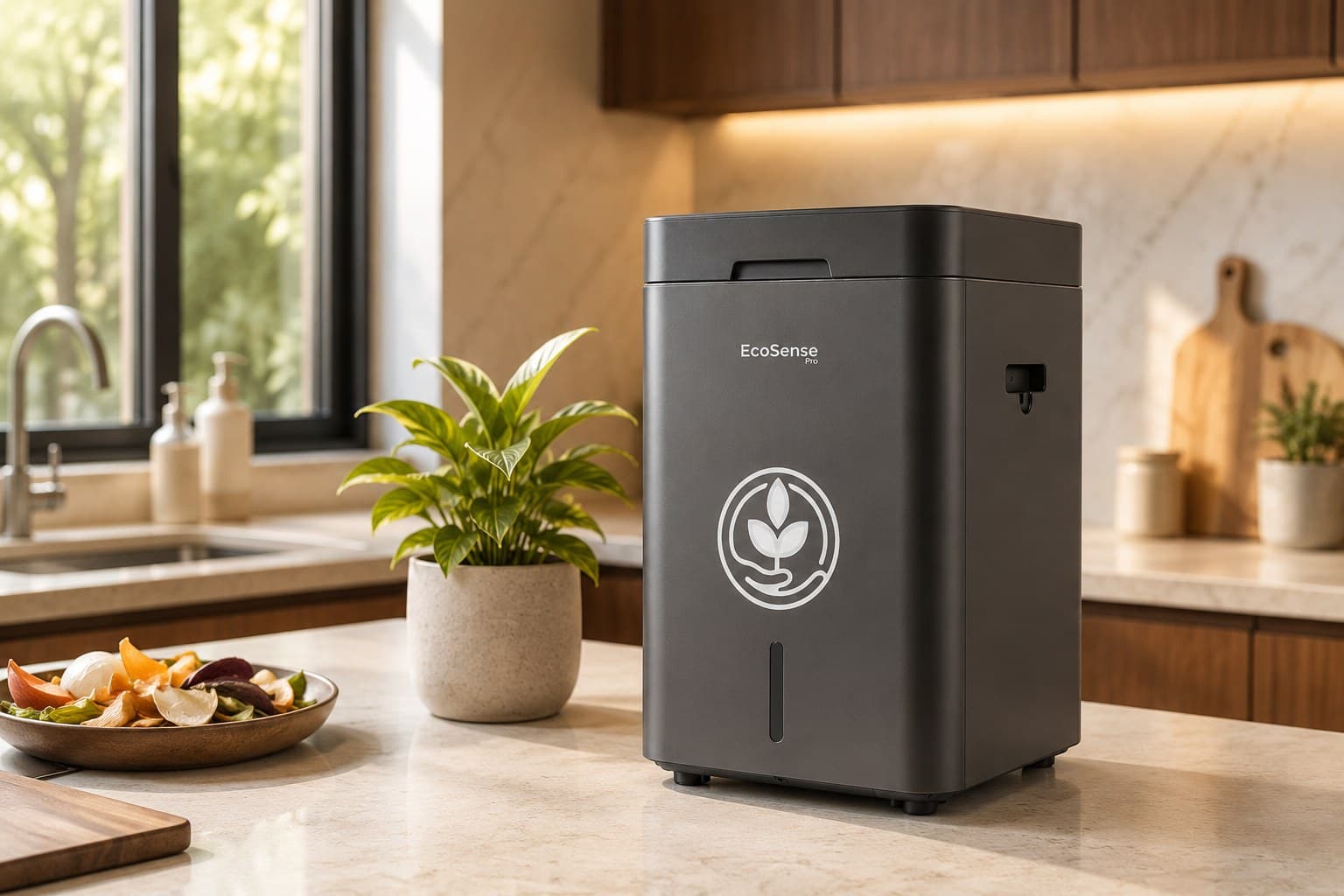 An EcoSense Pro on a kitchen counter